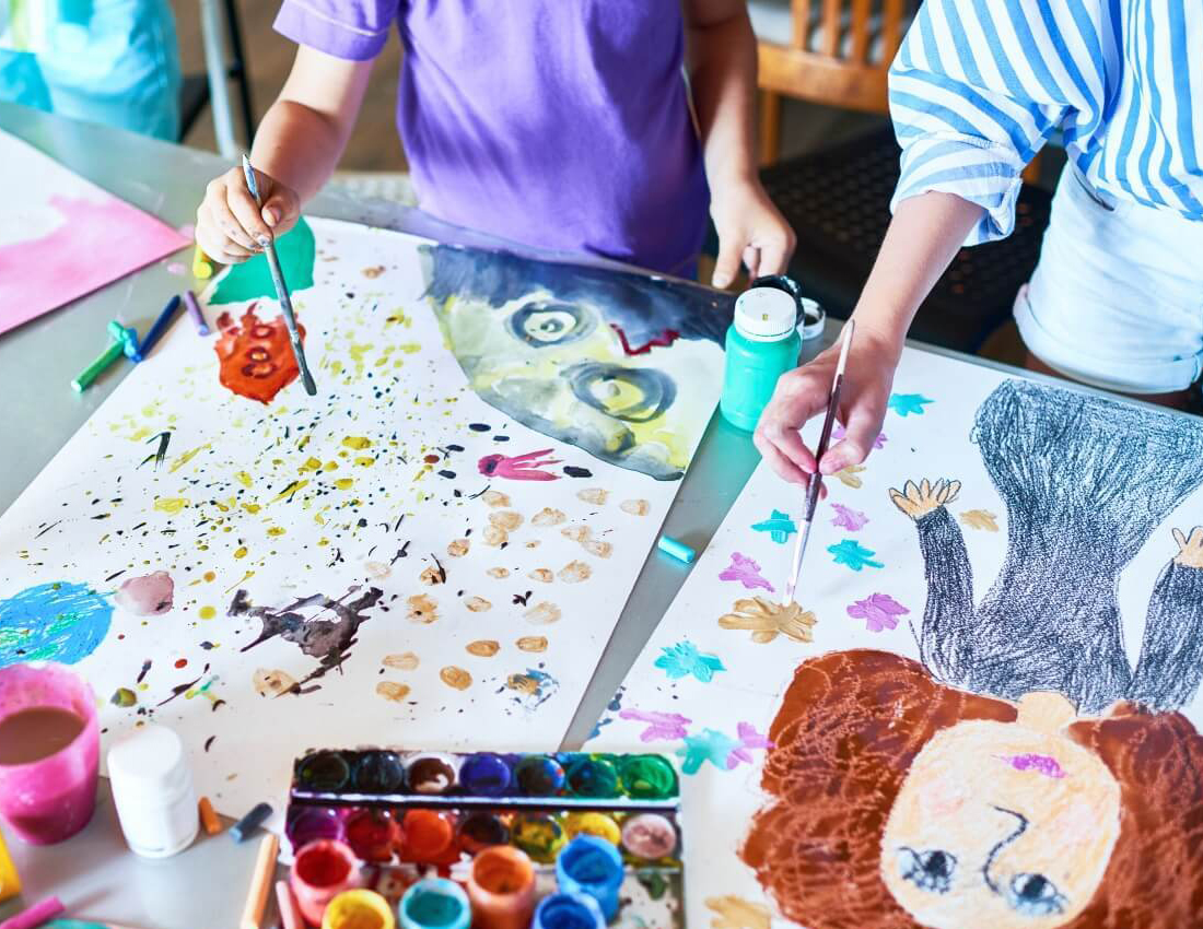 Art class for children- Watercolor painting and Mixed media Ages 10-14 –  Blair-Center-for-the-Arts